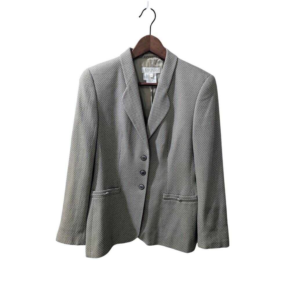 ESCADA Vintage Honeycomb Blazer Jacket